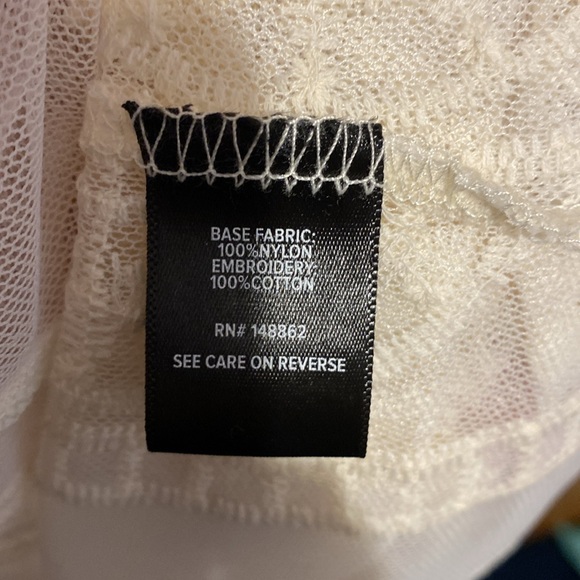 Torrid Lace maxi Kimono cream bell sleeves new size 1X or 14-16 Festival - Picture 6 of 7